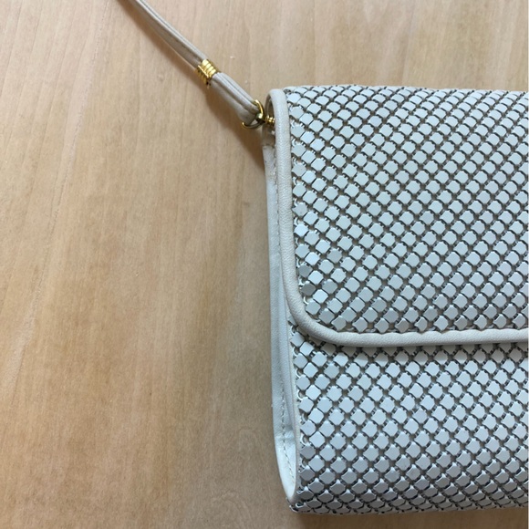 Whiting and David Vintage Cream Metal Mesh Clutch - Picture 6 of 6